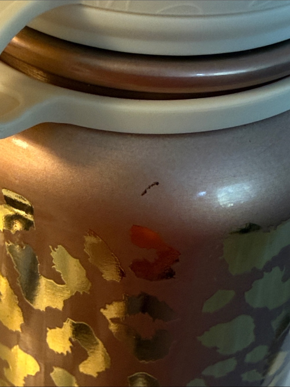 Buc-ee's Leopard Print Stainless Water Bottle - Pink - Picture 4 of 4